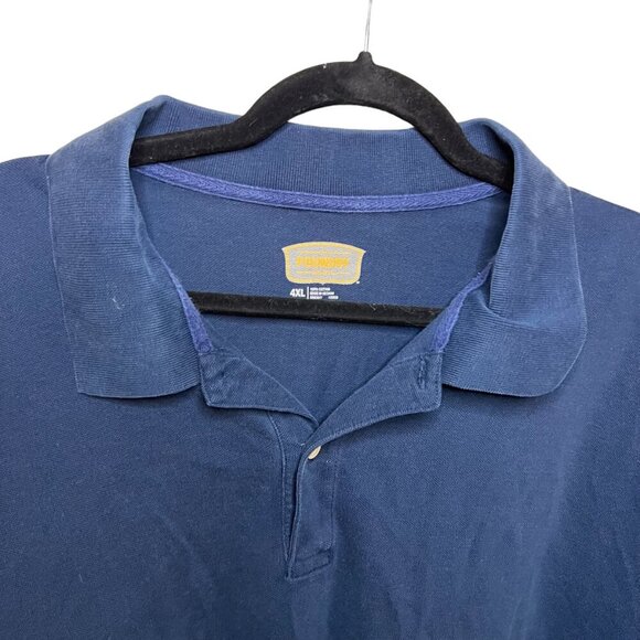 Men's Shirt by Foundry - Size 4XL - SHORT Sleeve Blue - Picture 2 of 3